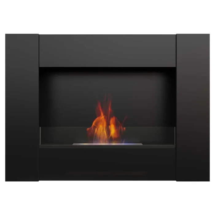 Camino a Bioetanolo da Parete 90,2×65 cm Flig Boston 2 Nero - immagine 2