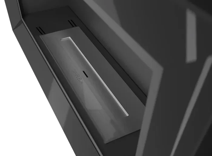 Camino a Bioetanolo da Parete 90×49 cm Frame 900 Nero - immagine 3