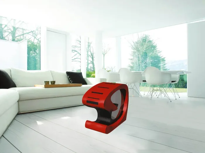 Camino a Bioetanolo da Pavimento 3500W Vannini Evita Statica Bordeaux - immagine 3