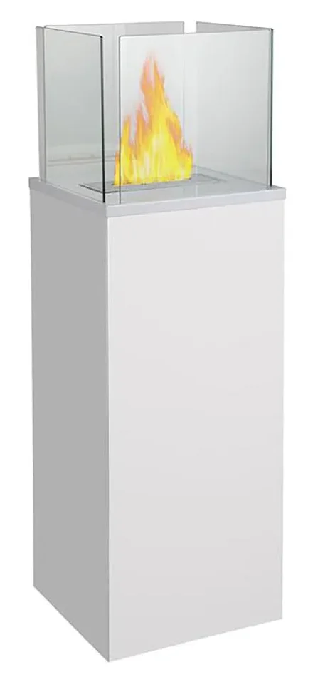 Camino a Bioetanolo da Pavimento 40×120 cm Menzi Marlena Bianco