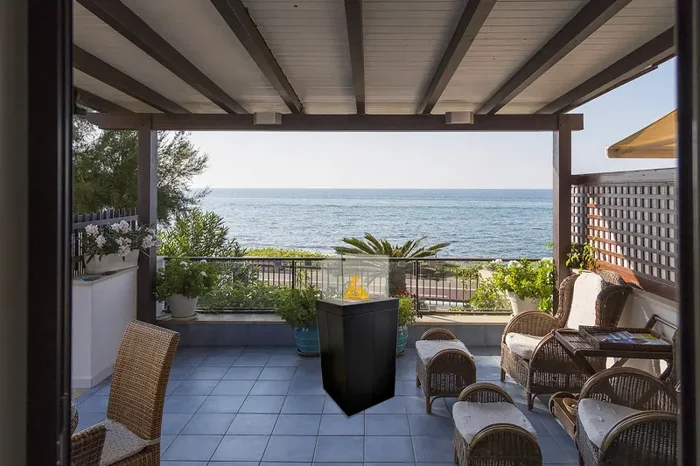 Camino a Bioetanolo da Pavimento 42x42x103 cm Devil Nero - immagine 2