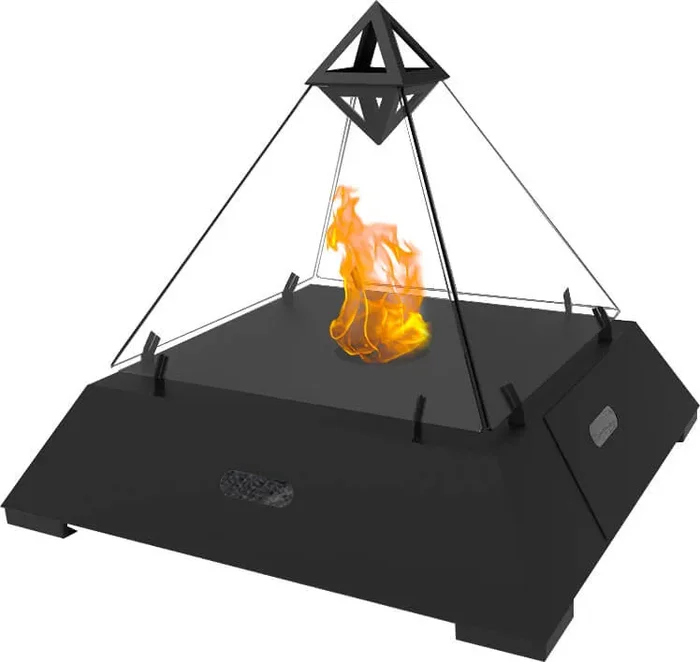 Camino a Bioetanolo da Pavimento a Piramide 74,2×62,3 cm Vannini Las Vegas Nero