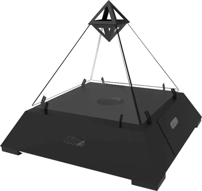 Camino a Bioetanolo da Pavimento a Piramide 74,2×62,3 cm Vannini Las Vegas Nero - immagine 2