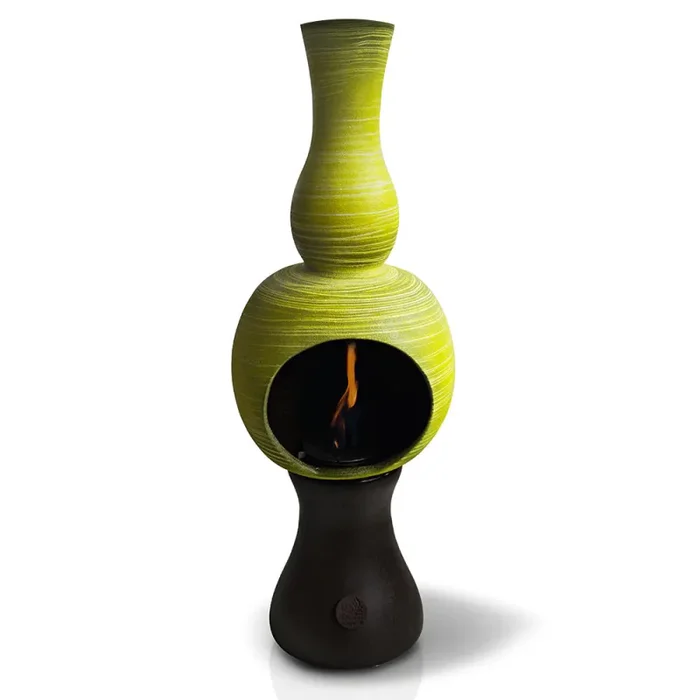 Camino a Bioetanolo da Pavimento in Ceramica 32×95 cm Ferazzoli Onda Verde Millerighe