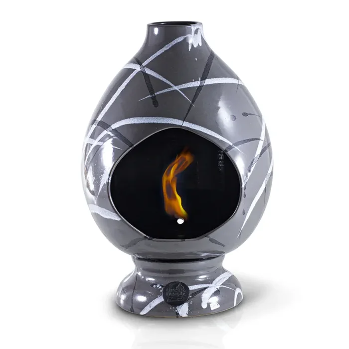 Camino a Bioetanolo da Pavimento in Ceramica 35×60 cm Ferazzoli Arabo Fango Schizzi