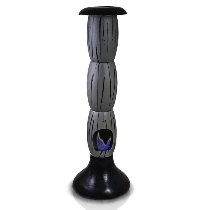 Camino a Bioetanolo da Pavimento in Ceramica 55×152 cm Ferazzoli Bambu Grigio Vendita calda