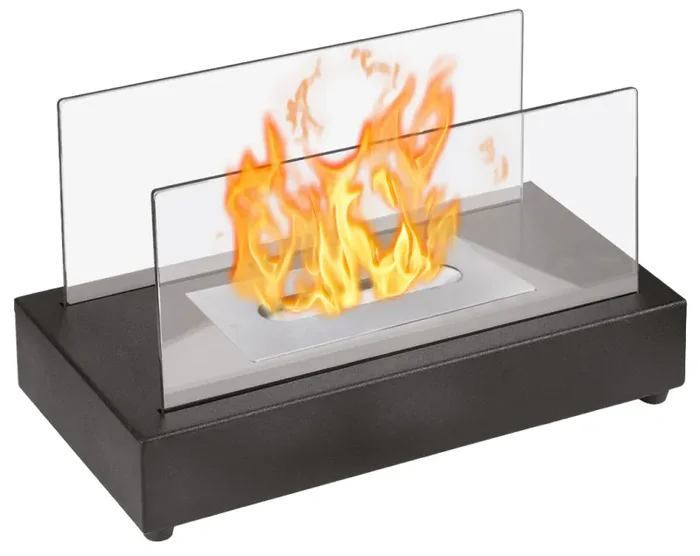 Camino a Bioetanolo da Tavolo 35,5×20,5×18 cm Lavina Nero