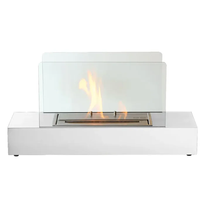 Camino a Bioetanolo da Tavolo 40×16,5×24 cm Karlsen Cremona Bianco Vendita calda