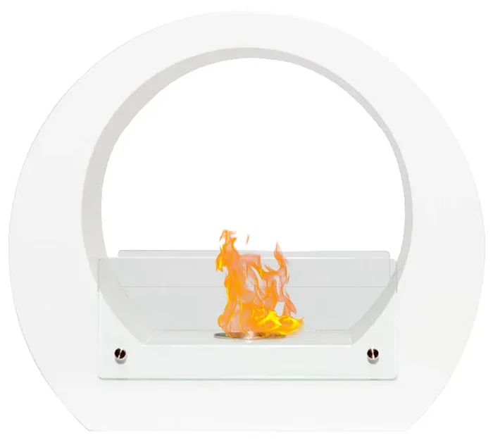 Camino a Bioetanolo da Tavolo 40x35x18,2 cm Joy Bianco