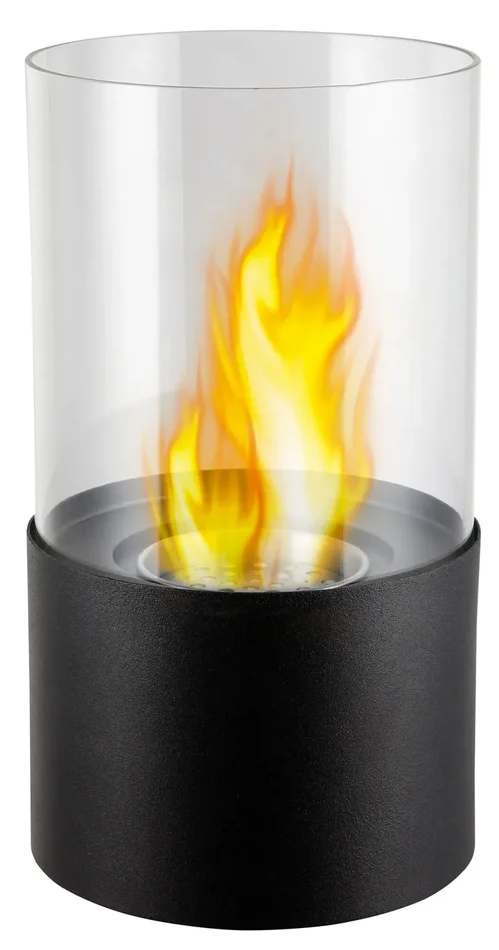 Camino a Bioetanolo da Tavolo Ø16x27cm Vannini Giotto Nero