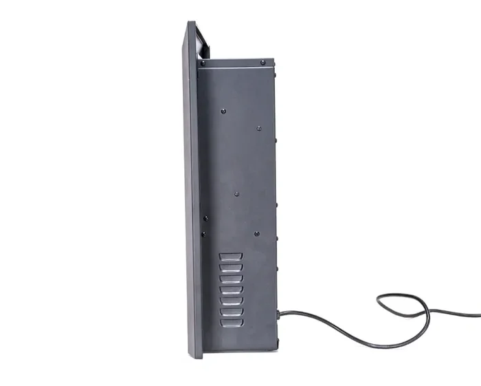 Camino Elettrico da Incasso 59×52,1×16,3 cm Effetto Fiamma 2000W Cristina Nero - immagine 2