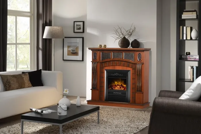 Camino Elettrico da Pavimento 112x115x30 cm Effetto Fiamma 2000W Amsterdam & Cristina Noce - immagine 3