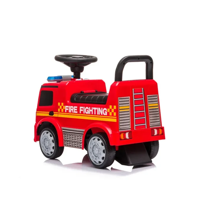 Camion dei Pompieri Cavalcabile 62,5×28,5×45 cm per Bambini Mercedes Rosso - immagine 3