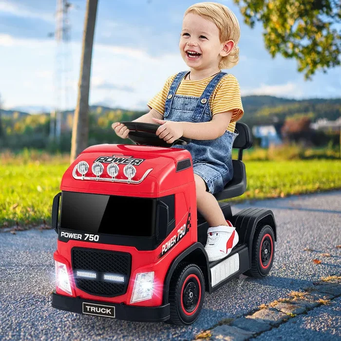 Camion Elettrico per Bambini 6V Small Truck Rosso - immagine 2