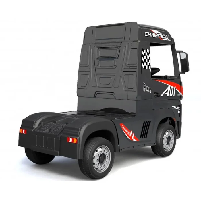 Camion Elettrico Truck per Bambini 12V con Licenza Mercedes Actros Nero - immagine 2