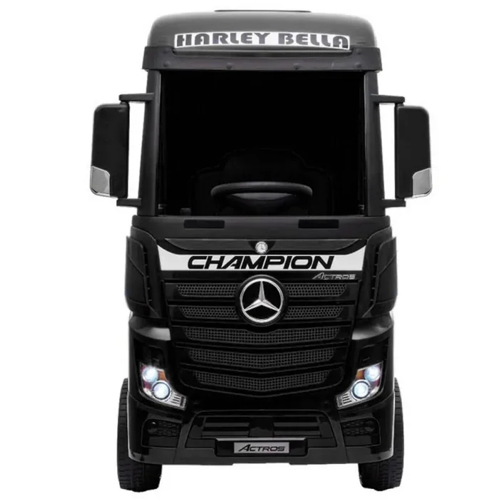 Camion Elettrico Truck per Bambini 12V con Licenza Mercedes Actros Nero - immagine 3