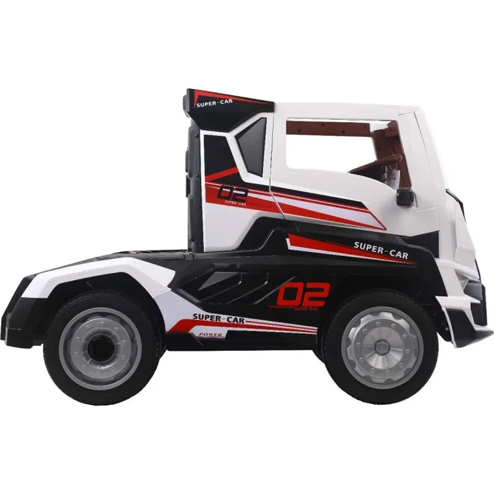 Camion Elettrico Truck per Bambini 12V Kidfun RC Bianco Vendita calda - immagine 2