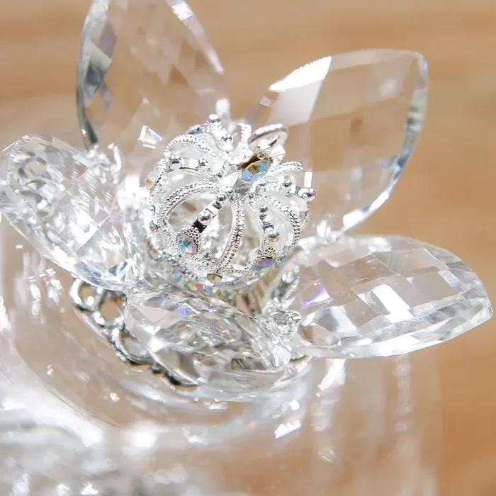 Campana Led Cristalli con Albero della Vita e Corona Argento Via Margutta Sconti - immagine 3