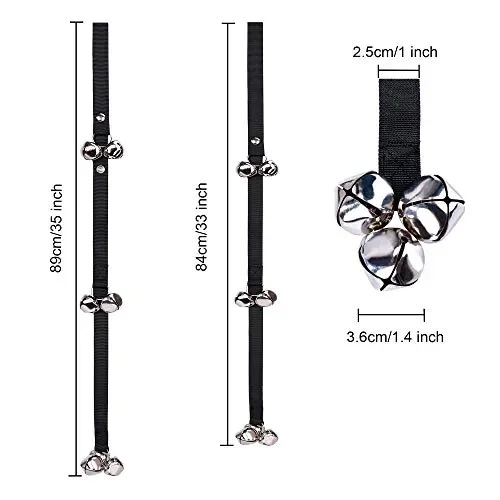 Campanello per Cane Potty Training 7 Bells addestramento WC, 2pcs Corda… - immagine 3