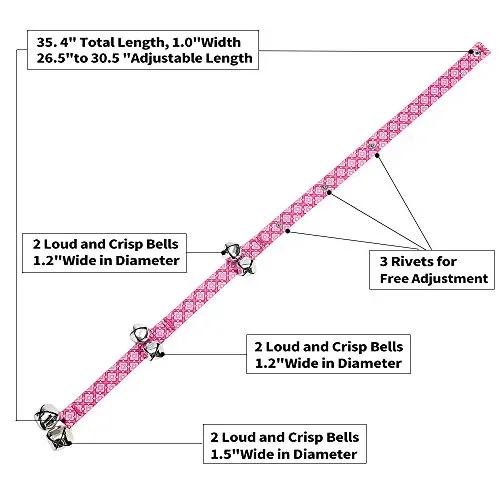 Campanello per cani eroici addestramento del vasino e addestramento… - immagine 3