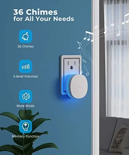 Campanello Senza Fili, Govee Wireless IP66 Impermeabile con… Vendita online - immagine 2