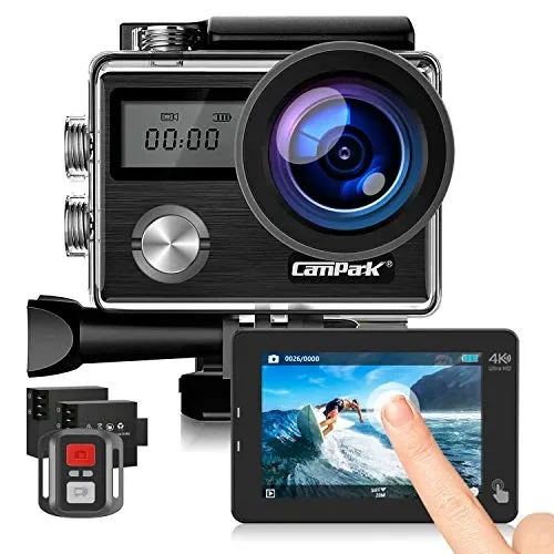 Campark Action Cam HD 20MP 4K WIFI Camera Touch Screen Macchina…