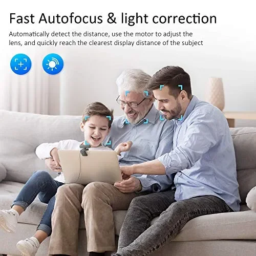 Campark Webcam per PC 1080p, Autofocus USB con Microfono PC,… - immagine 2