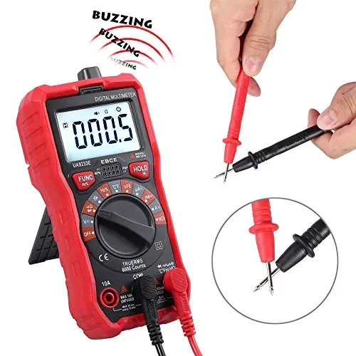 CAMWAY Multimetro Digitale 6000 Conta Vero RMS Auto Ranging NCV AC/DC… - immagine 3