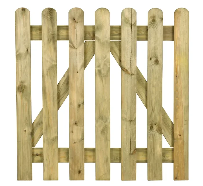 Cancello Recinzione Dritto Mini 100×100 cm in Legno Impregnato Saldi