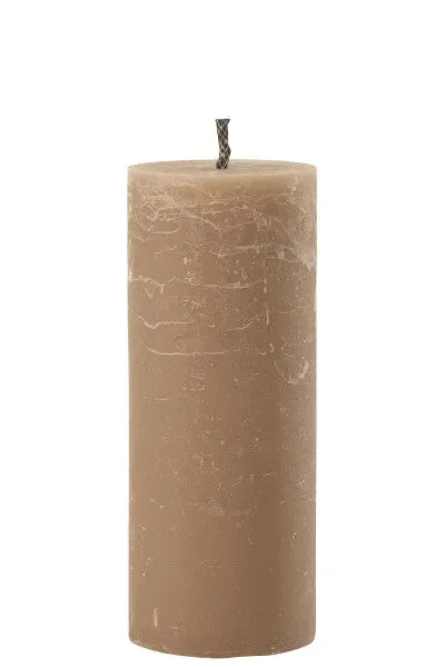 CANDELA DA ESTERNO BEIGE LARGE 95ore (21x15x15cm)