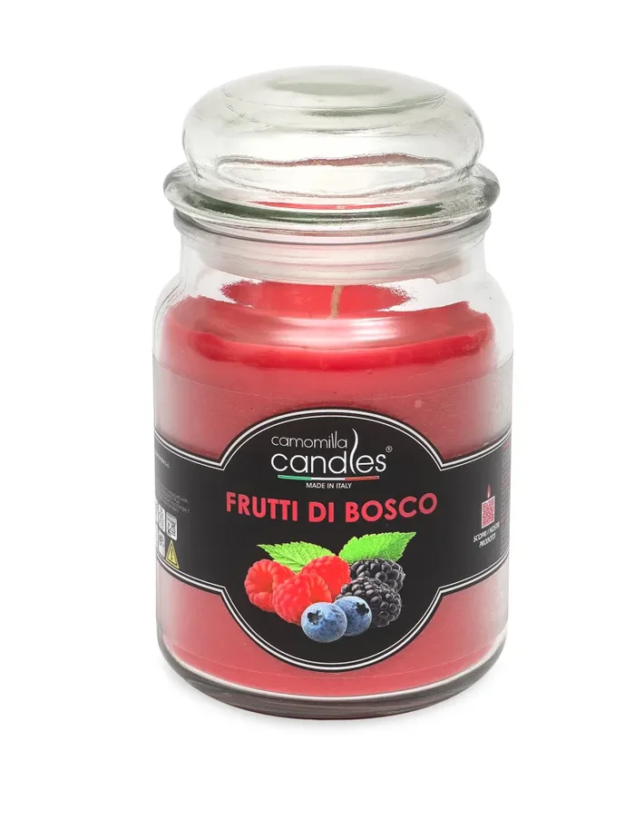 Candela profumata Giara 500gr. -Frutti di Bosco