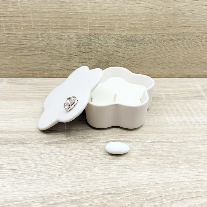 Candela Rosa con Cuore Claraluna - immagine 2