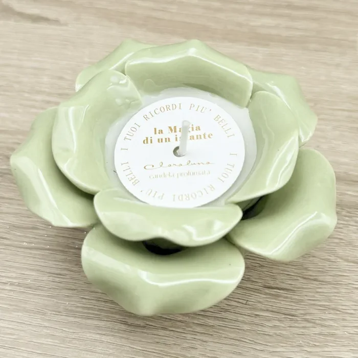 Candela Rosa in Verde Claraluna Moda - immagine 2
