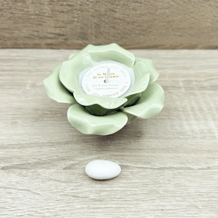 Candela Rosa in Verde Claraluna Moda - immagine 3