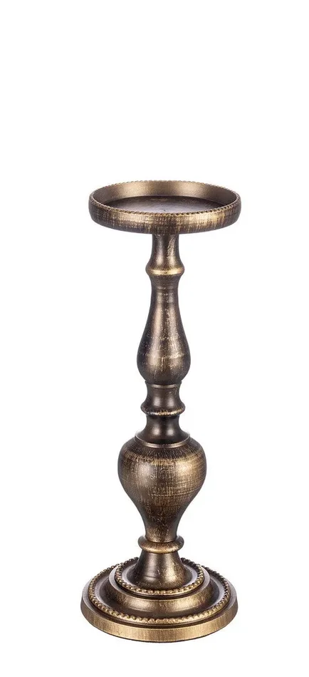 Candelabro con 1 Braccio Ø12×32 cm in Metallo Darika Brunito Vendita calda