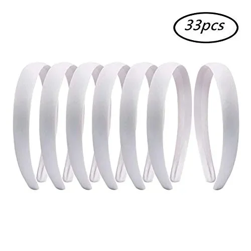 Candygirl 20 Pezzi 10 mm Bambina/ Ragazze Fascia per Capelli in Raso…