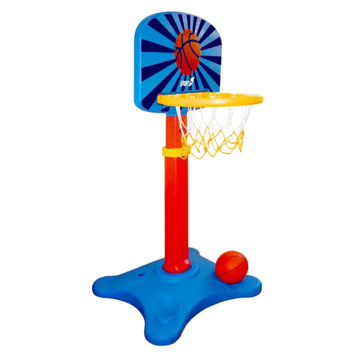Canestro da Basket 52×37,5 cm da Esterno in Plastica Rookie Multicolore