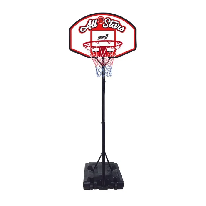 Canestro da Basket Esterno Altezza Allungabile 190-260 cm in Ferro - immagine 2