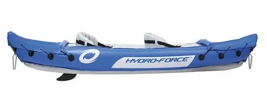 Canoa Kayak Gonfiabile 2 Posti con Remi in Alluminio Bestway Hydroforce Moda - immagine 3