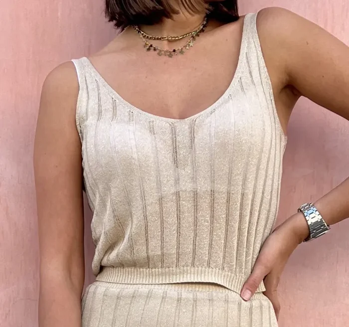 CANOTTA COSTINE LUREX - immagine 2