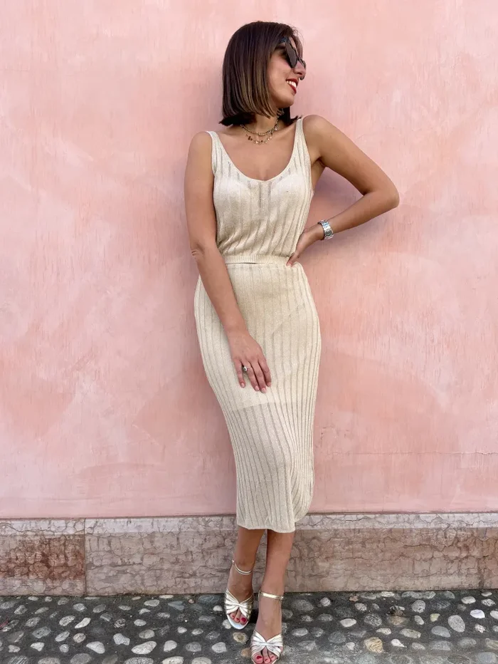 CANOTTA COSTINE LUREX - immagine 3