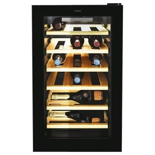 Cantinetta Vino Candy CWC 021 ELSP/NF Libera Installazione Nero 21 Bottiglie