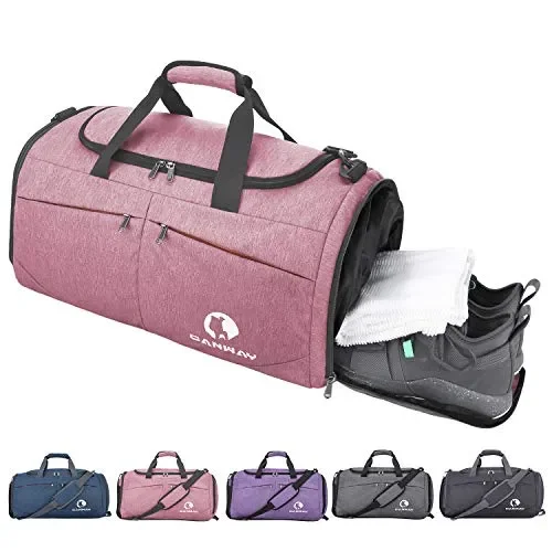 CANWAY Borsone Palestra Sportivo da Viaggio con Rosa