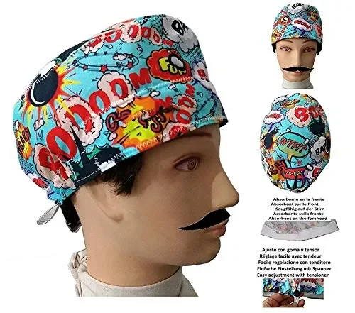 Cappelli per chirurgia BOOM capelli corti, ospedale, dentista, veterinario,…