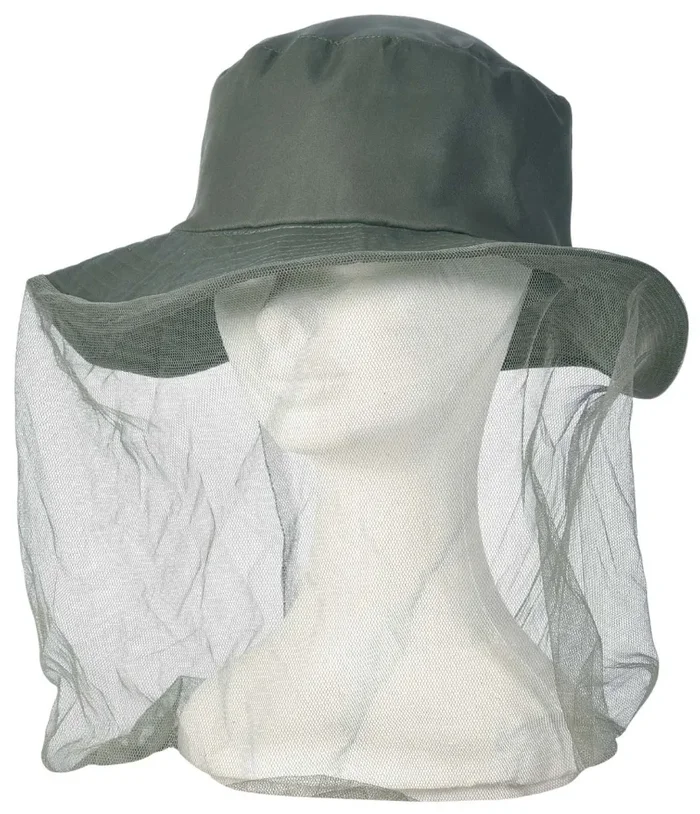 Cappello con Retina Ripara Insetti Modello Safari Verdemax Taglia 58 Verde