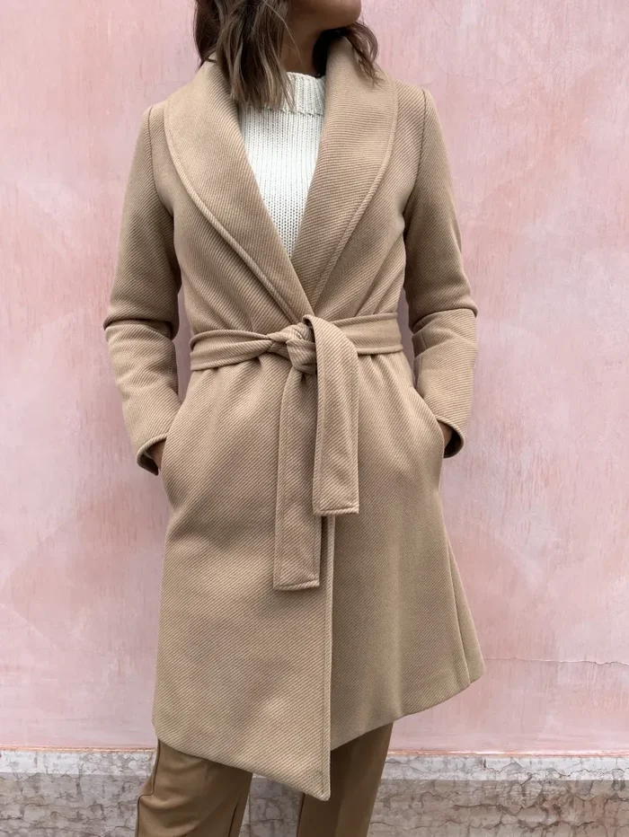 CAPPOTTO CON CINTURA MW564625 - immagine 2