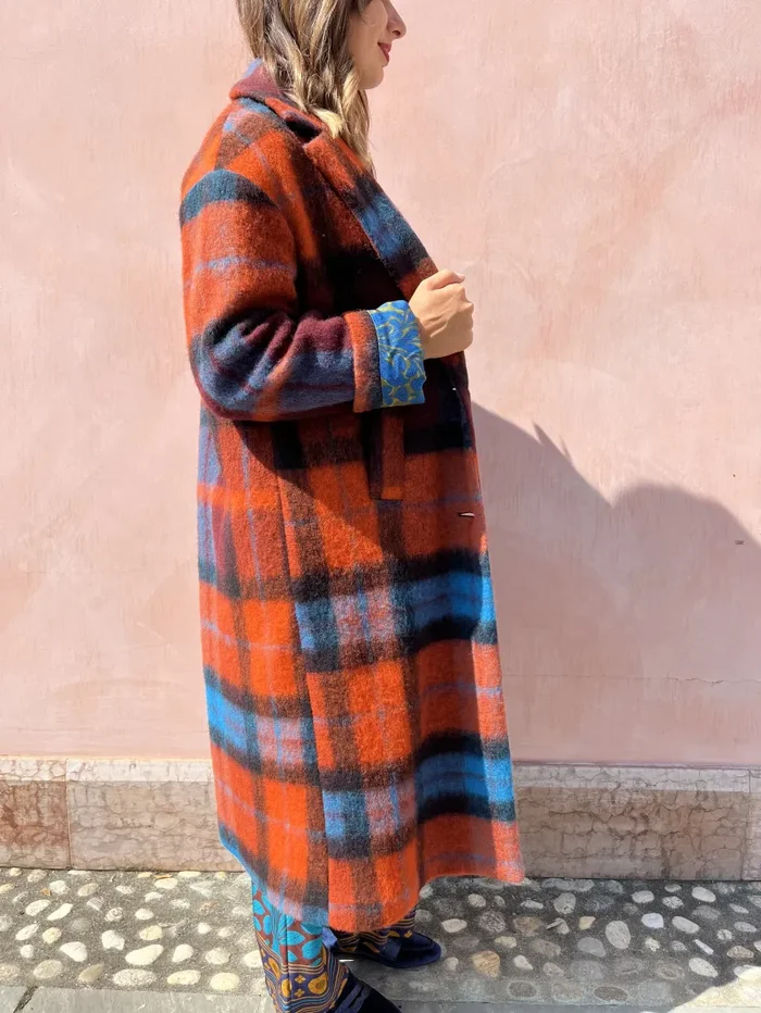 CAPPOTTO LANA QUADRI - immagine 2