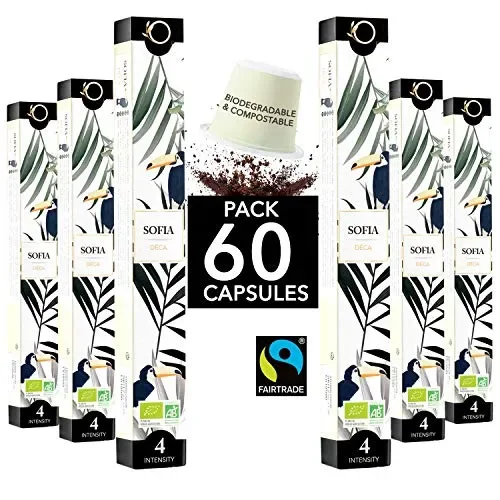 Capsule compatibili Nespresso , Caffè BIO FAITRADE Arabica in Capsula…