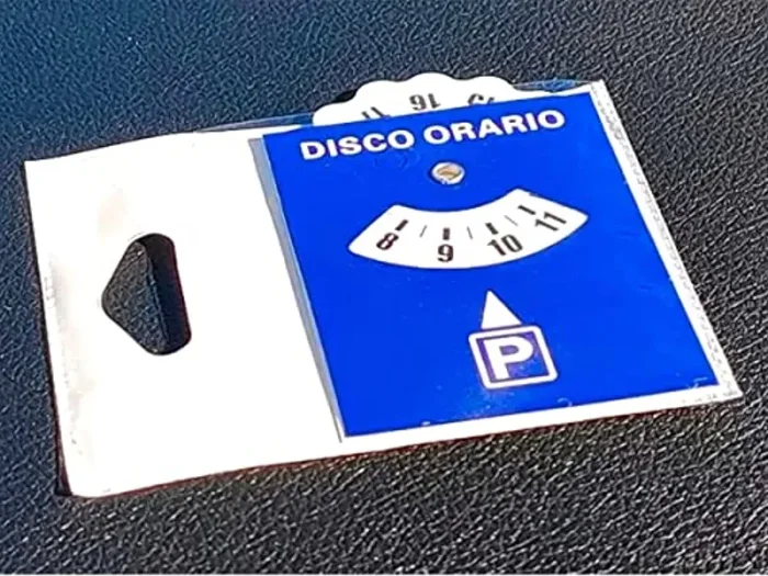 CARALL PT608279, Disco Orario Adesivo, Disco di Tempo Tipo Europa, Parchimetro Disco Parcheggio in Plastica Con Porta Permesso Autoadesivo - immagine 3