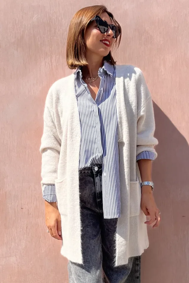 CARDIGAN BABY ALPACA - immagine 2